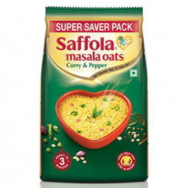 Saffola Masala Oats Curry & Pepper  Pack  400 grams